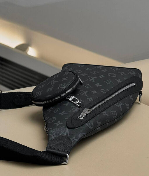 Мужская сумка слинг Louis Vuitton мужской канва черный 115814-15