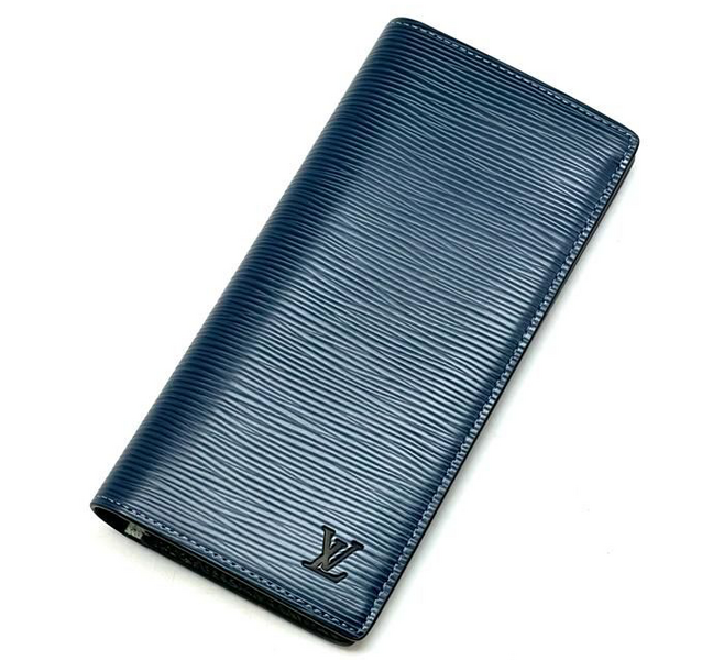 Мужской портмоне Louis Vuitton мужской кожа синий 52029