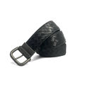 Мужской ремень двухсторонний Bottega Veneta мужской кожа черный 150099-2