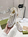 Кеды Gucci женский текстиль фиолетовый 114654-4