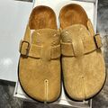 Сабо Maison Margiela женский замша бежевый 156519-1