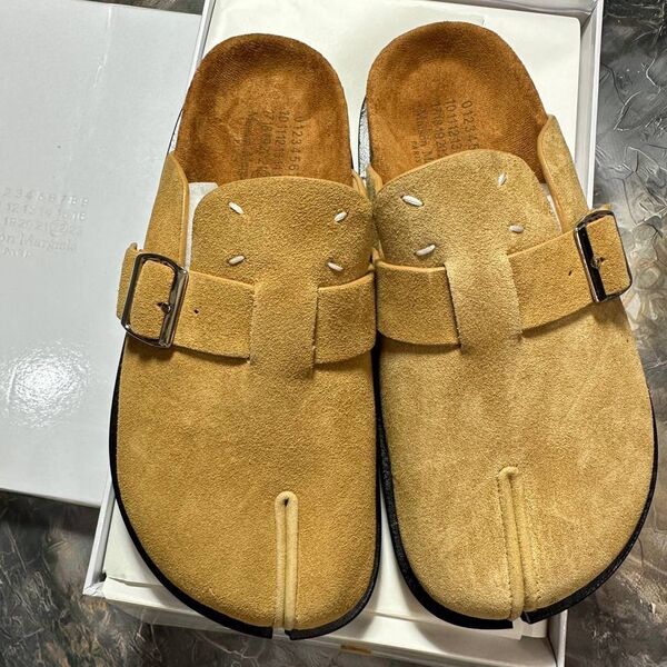 Сабо Maison Margiela женский замша бежевый 156519