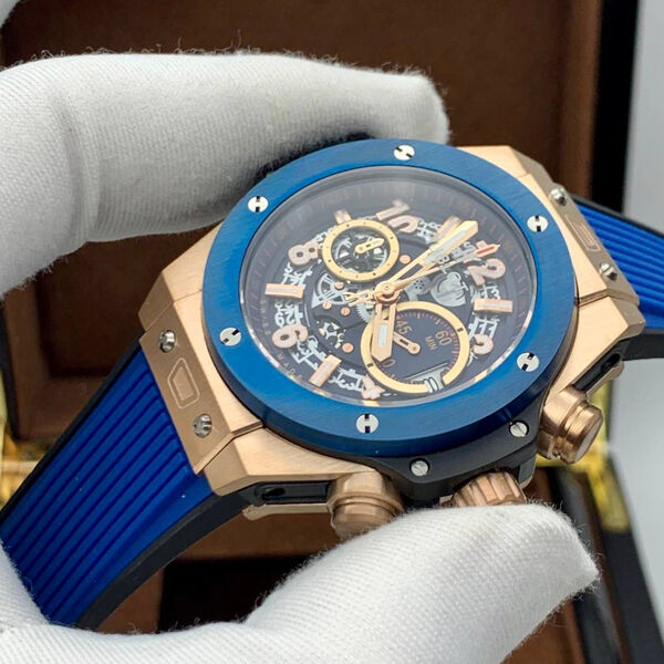 Мужские часы Hublot Big Bang синий 155571-4