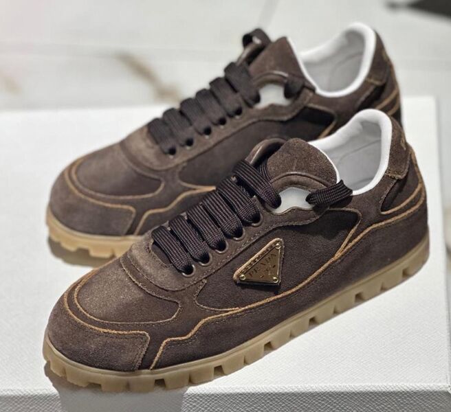 Кеды Prada женский замша 161398