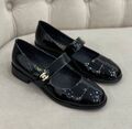 Туфли Chanel женский кожа черный 128592-1