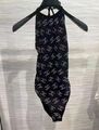 Купальник боди Chanel женский черный 109047-3