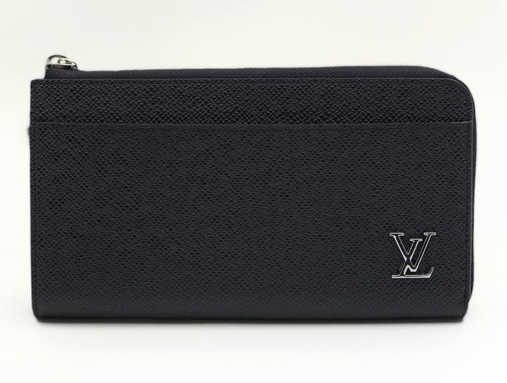 Портмоне Louis Vuitton мужской кожа черный 61907
