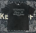 Мужская футболка Vetements мужской черный,серебристый 158110