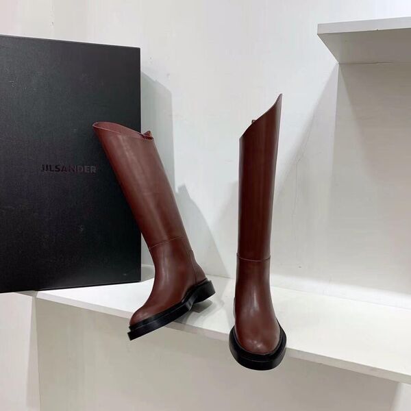 Сапоги Jil Sander женский кожа 67460-5