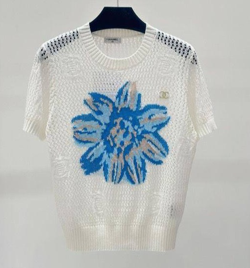 Футболка Chanel женский белый 148181