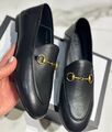 Лоферы Gucci женский кожа swift черный 99933