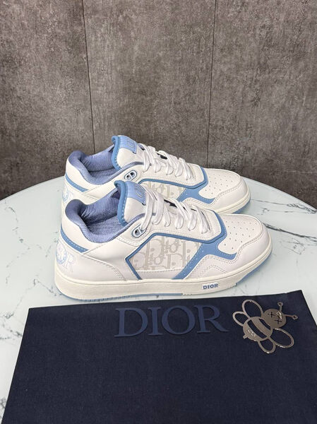 Мужские кроссовки Christian Dior мужской кожа белый 189905-4
