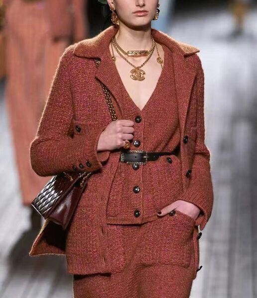 Кардиган Chanel женский вязаная ткань 172541