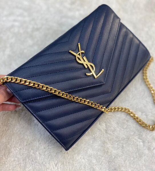Сумка Saint Laurent женский кожа черный 77401