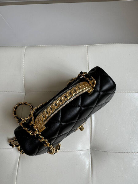 Сумка Chanel женский кожа черный 155760-3