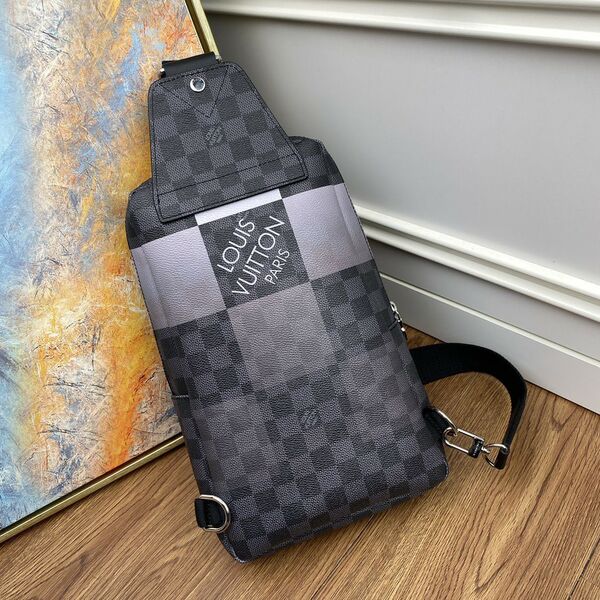 Мужская сумка слинг Louis Vuitton Avenue мужской канва черный 76590-5