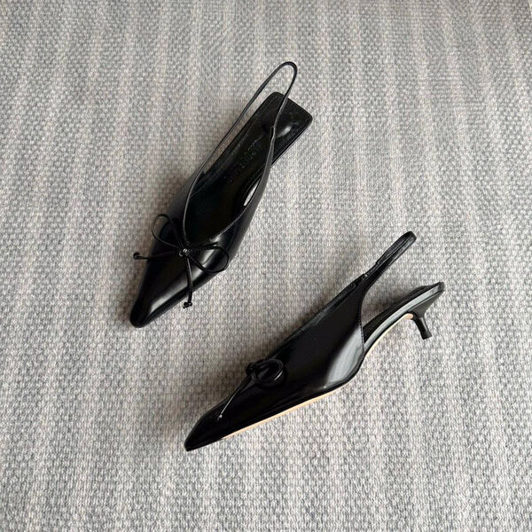 Туфли Jacquemus женский кожа черный 150556-2