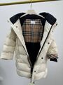 Детский пуховик Burberry белый 177423-3