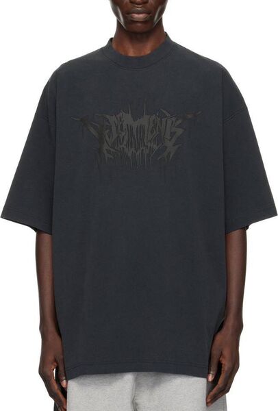 Мужская футболка Vetements мужской черный 173142