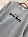Свитшот Miu Miu женский графитовый 163372-3