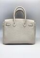 Сумка Hermès Birkin 30 ручная работа женский кожа белый 75333-2