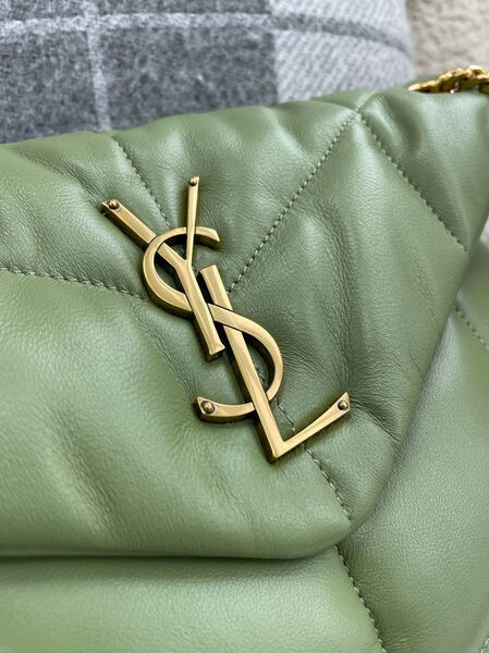 Сумка Saint Laurent женский кожа болотный 97478-7