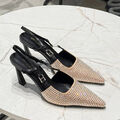 Туфли Saint Laurent женский кожа розовый 174024-1