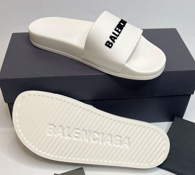 Шлепки Balenciaga женский белый 87558