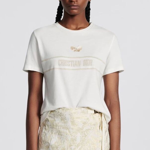 Футболка Christian Dior женский белый 139388