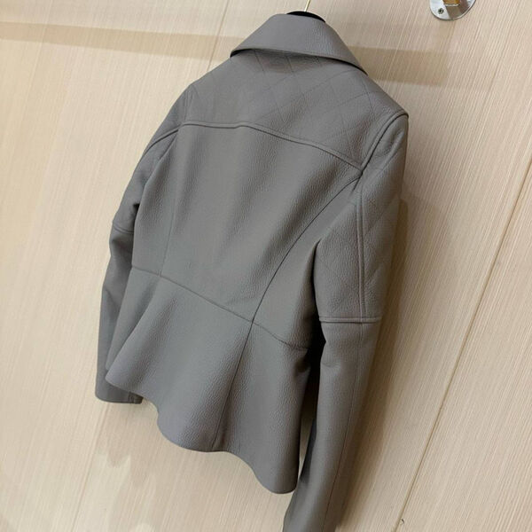 Куртка Hermès женский кожа графитовый 160264-3