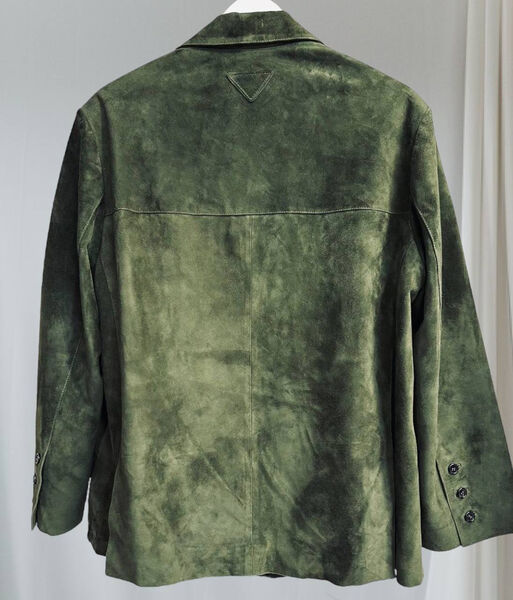 Куртка Prada женский замша болотный 198435-2