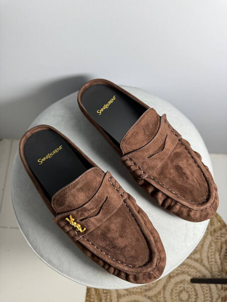 Сабо Saint Laurent женский замша 187201-2