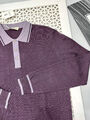 Мужское поло Brunello Cucinelli мужской бордовый 132807-3