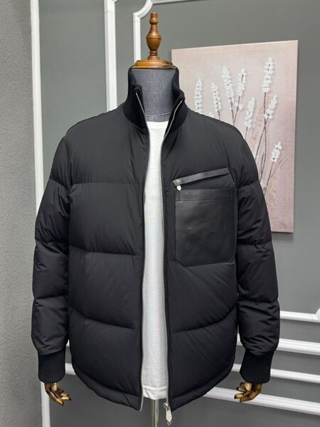 Мужской пуховик Hermès мужской черный 167820-5