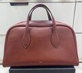 Сумка Celine женский кожа страуса винный 162536