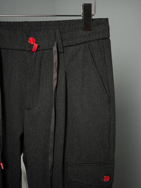 Мужские брюки Kiton мужской черный 157795-3