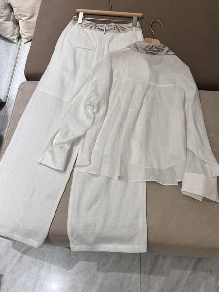 Костюм Brunello Cucinelli женский белый 194090-3