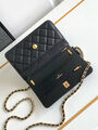 Сумка Chanel женский кожа черный 195081-4