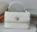 Сумка Chanel женский кожа белый 118803-1