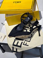 Туфли Fendi женский текстиль черный 105125-3