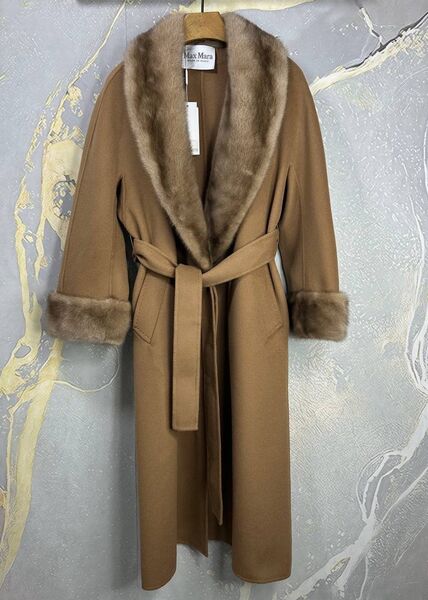 Пальто Max Mara женский бежевый 165838