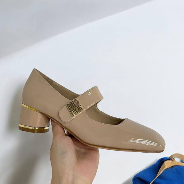 Туфли Christian Dior женский кожа бежевый 167931-3