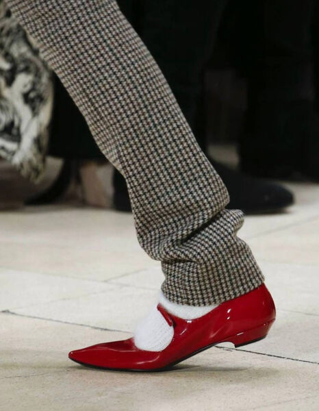 Туфли Miu Miu женский кожа бордовый 179488