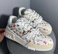 Кроссовки Louis Vuitton женский кожа белый 187145-1