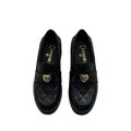 Лоферы Chanel женский кожа черный 100829-3