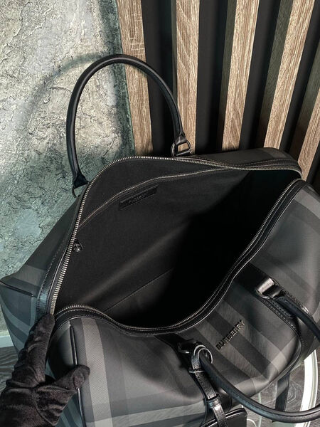 Дорожная сумка Burberry мужской канва monogram графитовый 154003-4