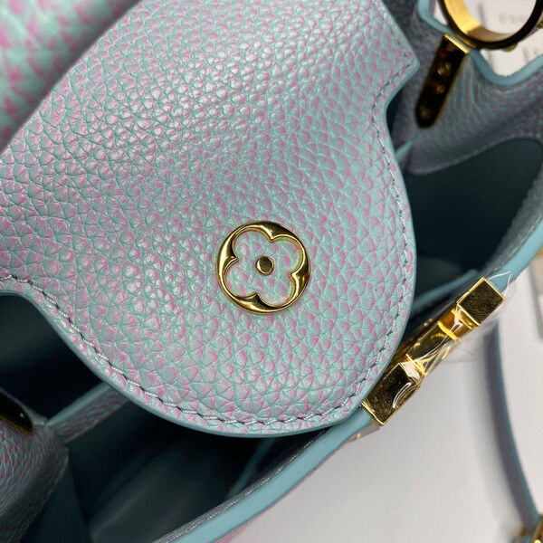 Сумка Louis Vuitton Capucines женский кожа графитовый 122768-4