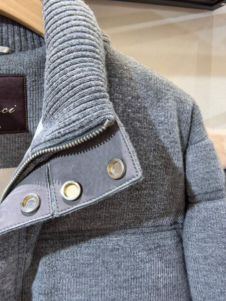 Пуховик Zegna мужской графитовый 172025-8