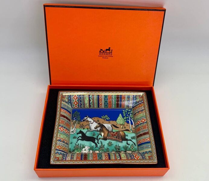 Пепельница Hermès серо-голубой 56452