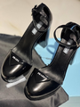 Туфли Prada женский кожа черный 80981-5